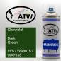 Preview: Chevrolet, Dark Green, 9V5 / WA9015 / WA7156: 400ml Sprühdose, von ATW Autoteile West.